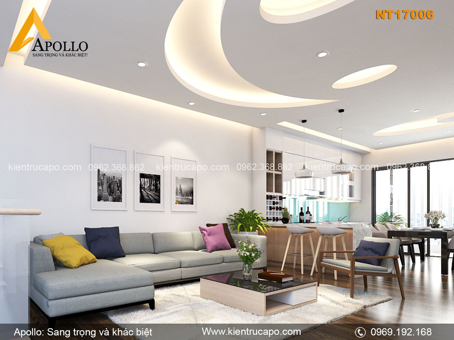 Chung cư hiện đại giữa thành phố (NT17006)